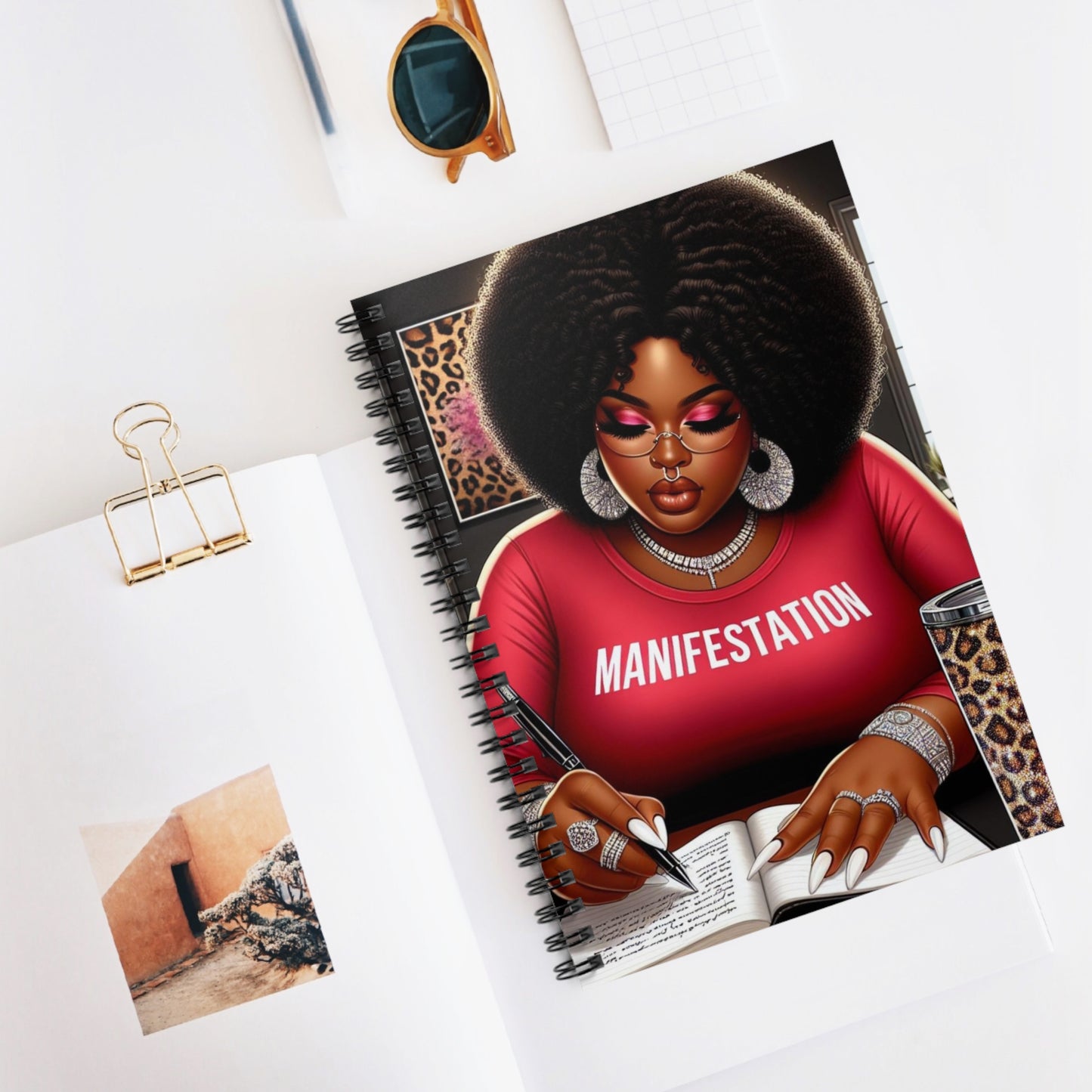 Manifestation Spiral Mini Notebook - Ruled Line