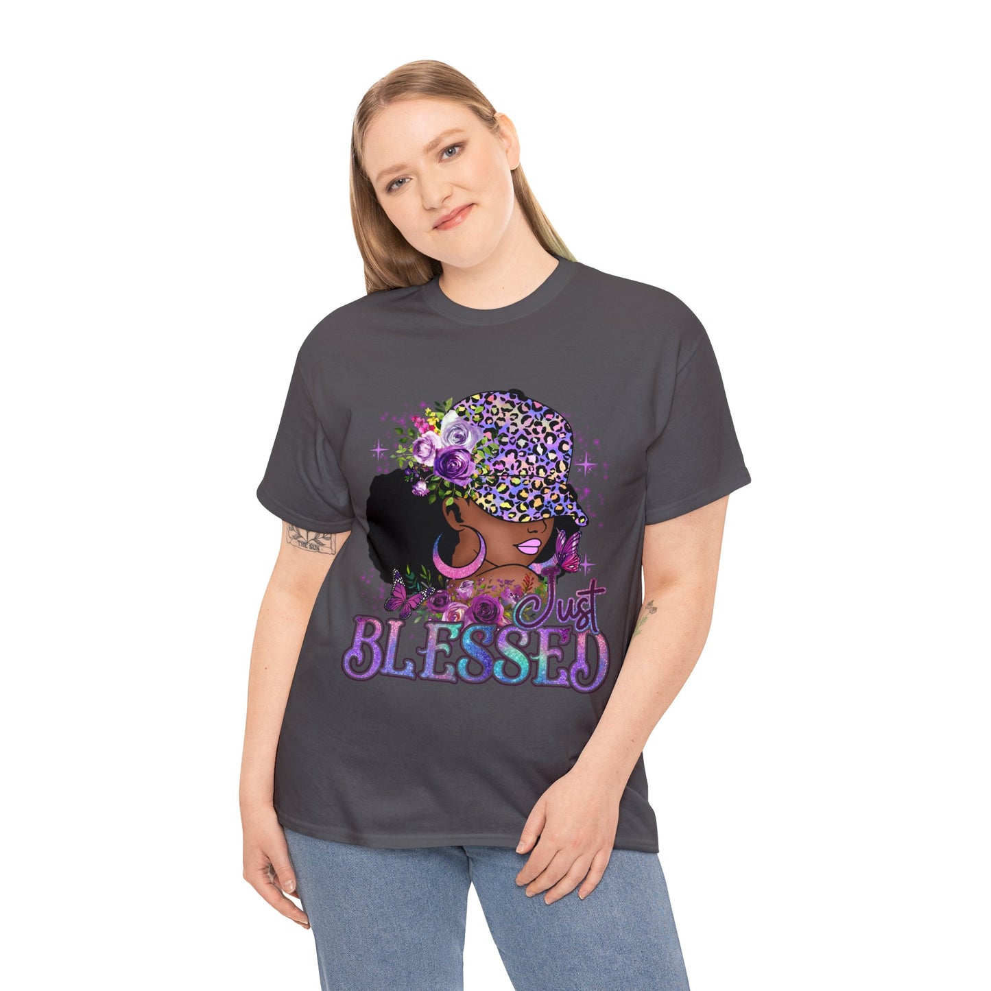 Just Blessed Unisex Heavy Cotton Tee
