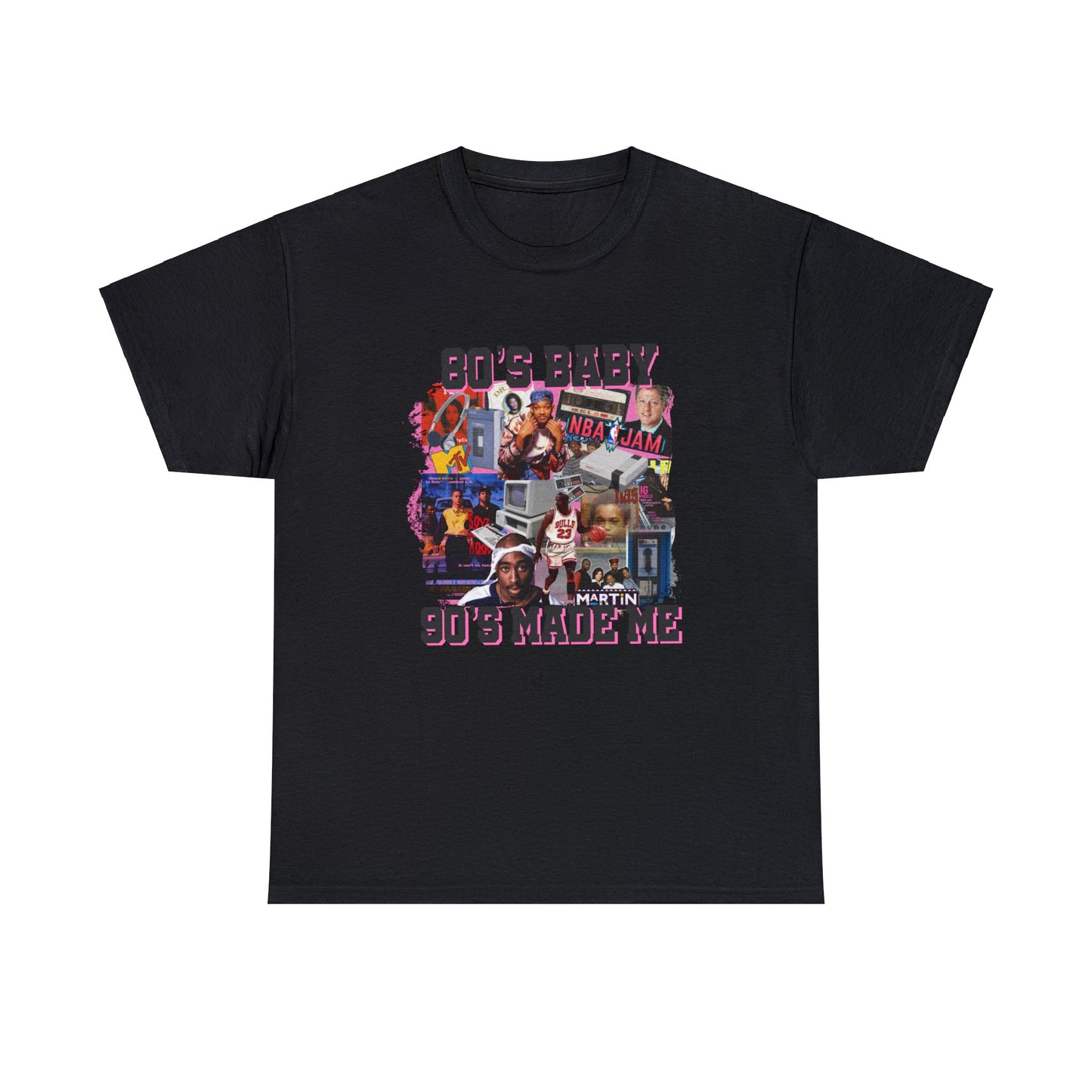80s Baby 90s Made Me Unisex Heavy Cotton Tee