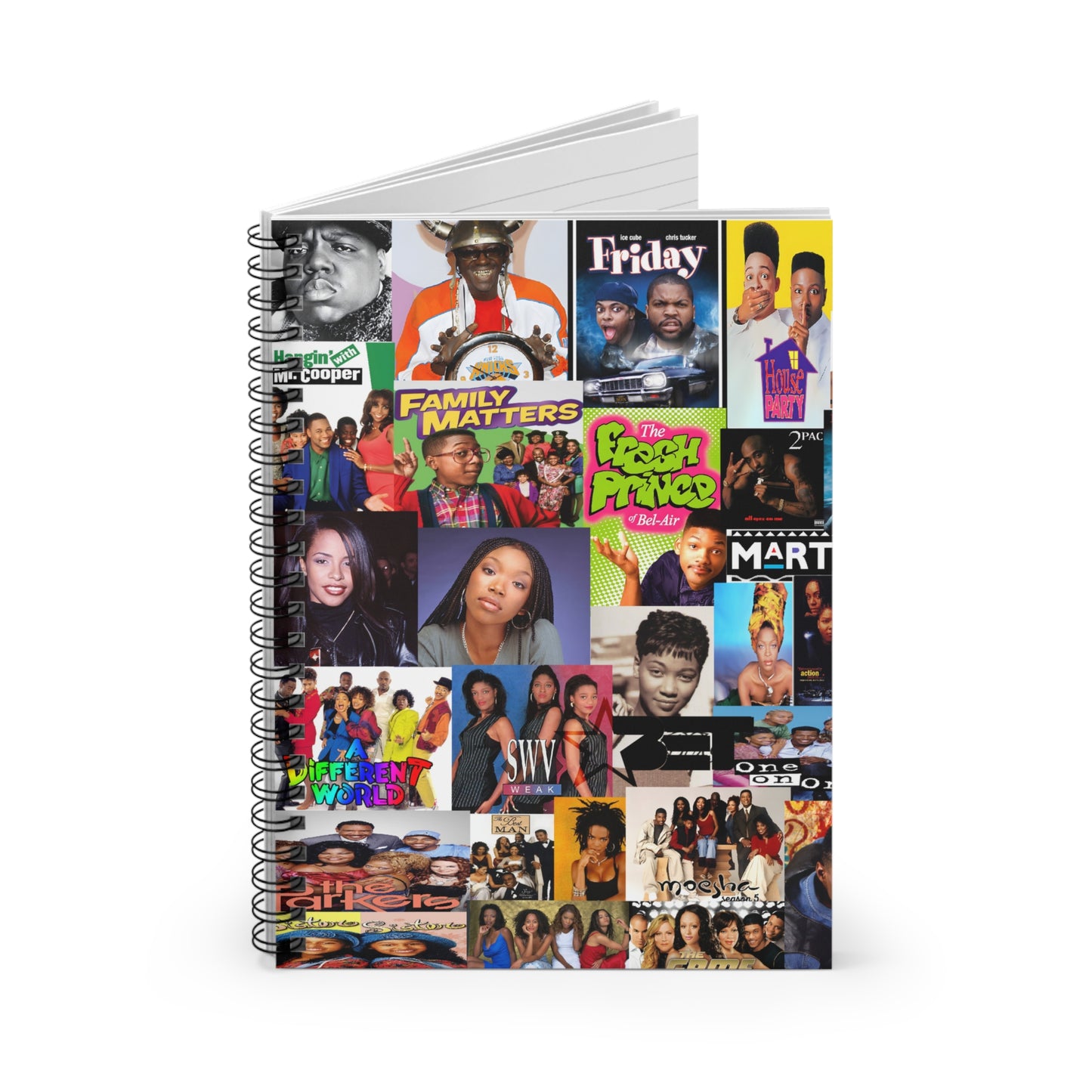 Back in the Day Spiral Notebook - Ruled Line