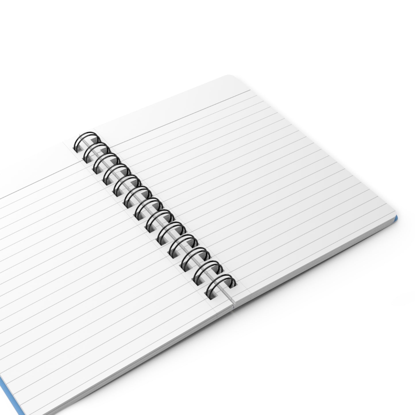 Teacher Life  - Male Spiral Bound Journal - Light Blue