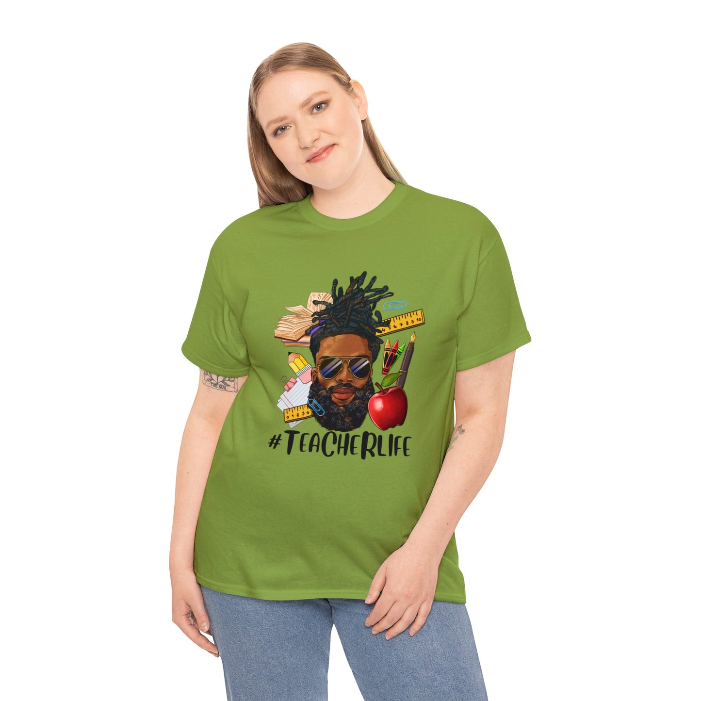 Teacher Life Male Unisex Heavy Cotton Tee