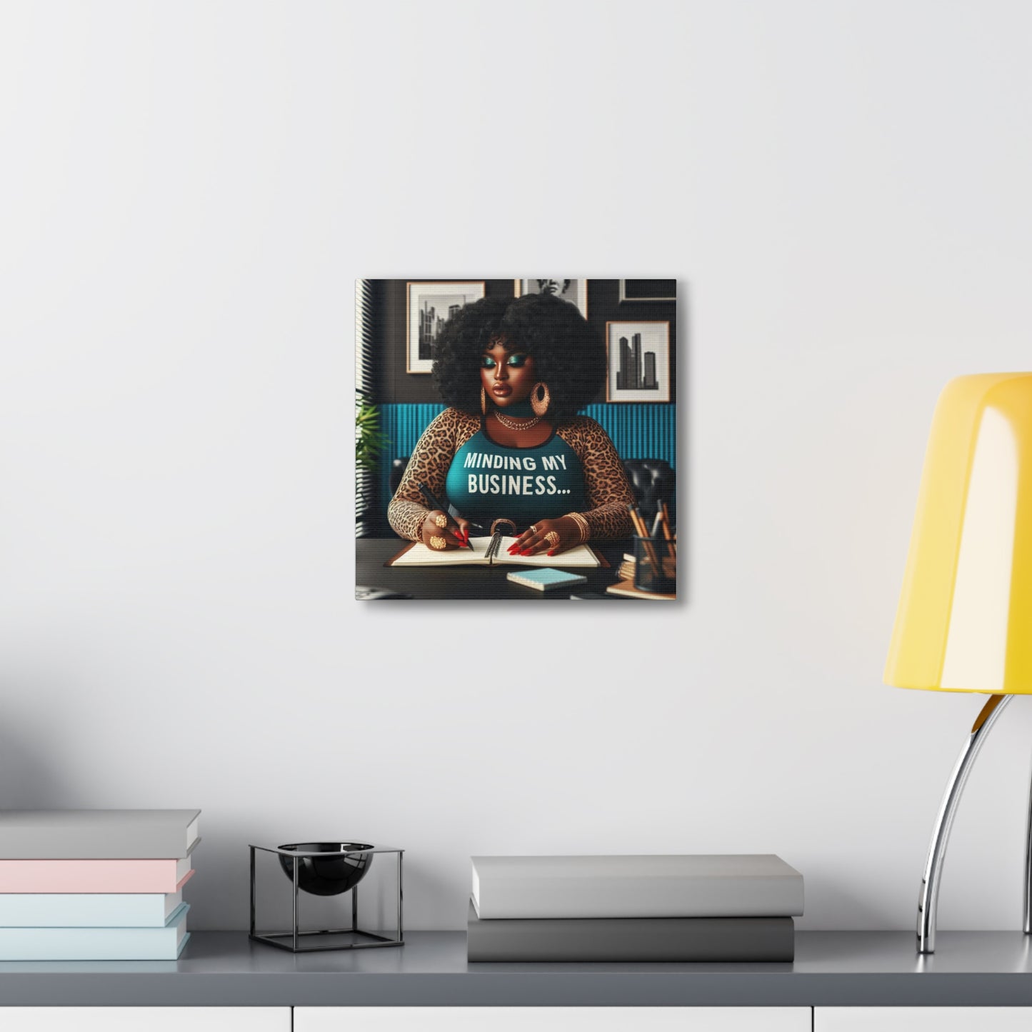Minding My Business Canvas Gallery Wrap