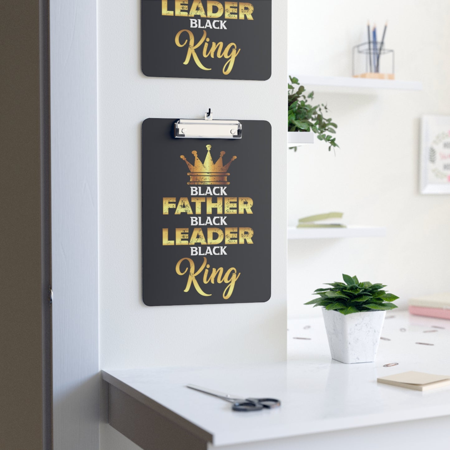 Father Leader King Clipboard