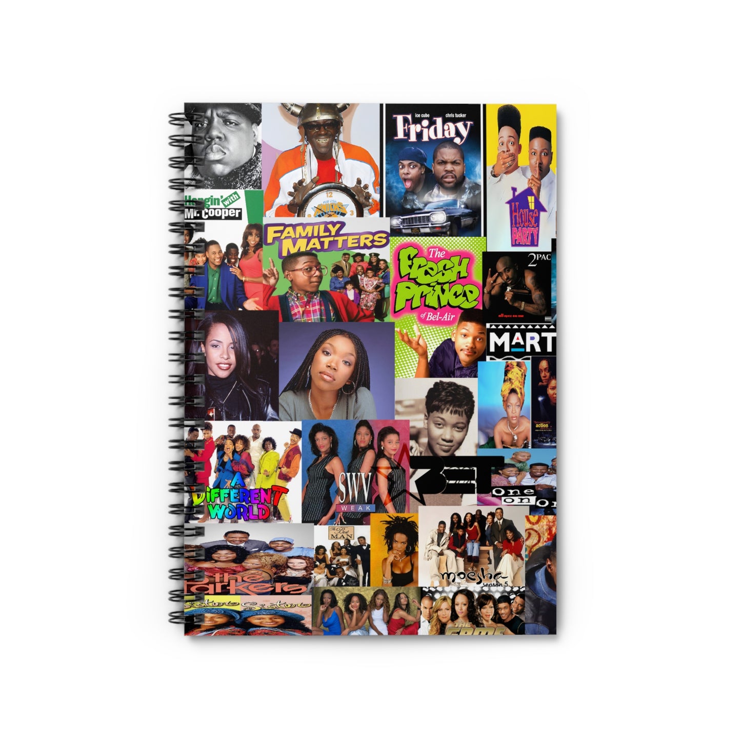 Back in the Day Spiral Notebook - Ruled Line